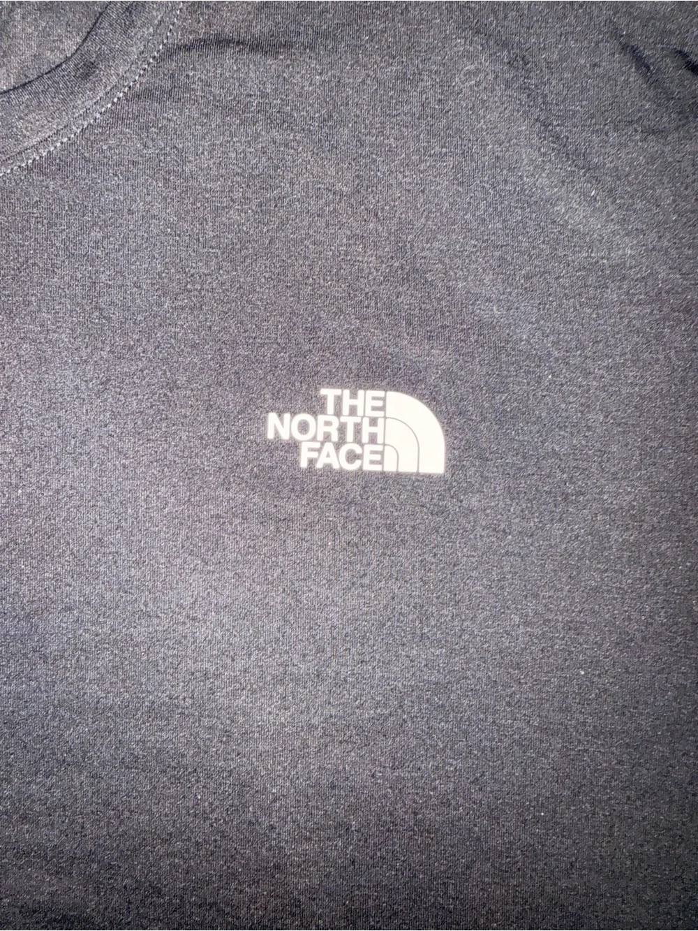 The North Face Men’s XL Black Logo Crew Neck T-Shirt Mesh Wicking Base Layer EUC